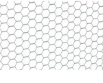 Alberts Sechseckgeflecht, H&ouml;he 100 cm, L&auml;nge 10 m, verzinkt, Maschung 25 mm, f&uuml;r