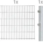 Alberts Doppelstabmattenzaun - Anbauset, H&ouml;he 120 cm, L&auml;nge 2 m,...