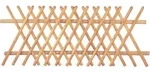 T&J J&auml;gerzaun braun 250 x 100 cm Latten 55 mm, ohne Querriegel - Braun