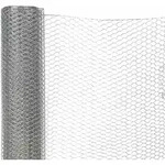 SIENA GARDEN Sechseckgeflecht verzinkt 13/1000 50 m - Silber