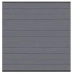 Sichtschutzzaun System WPC Zaunfeld-Set anthrazit 178x183cm - Grau