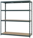 Pro-Bau-Tec Weitspannregal 250kg Tragkraft 160cm breit - Schwarz