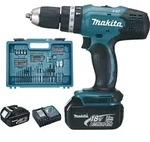 Makita DHP453RFX4 Akku-Schlagbohrschrauber 2x3Ah 18V Li-Ion + Zubeh&ouml;r + Koffer