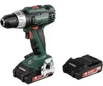 Metabo BS 18 Li + 2x 2,0 AH Akku Akku-Bohrschrauber - Schwarz/Gr&uuml;n/Rot/Silber