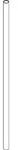 hansgrohe Steigrohr f&uuml;r Showerpipe 1200 mm chrom - Silber