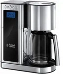Russell Hobbs 23370-56 Elegance Glas-Kaffeemaschine Edelstahl / schwarz -