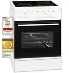 Exquisit ECM 6-4 Elektro-Standherd | Glaskeramik | Ober- / Unterhitze | Grill 