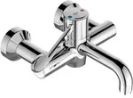 Ideal Standard Wand-Waschtischthermostat CERAPLUS absperrbare S-Anschl&uuml;sse chrom