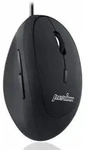 Perixx PERIMICE-519, kleine ergonomische Rechtsh&auml;nder-Maus, USB-Kabel, schwarz -