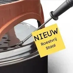 Emerio PO-113255.4, Schwarz, Braun, Rund, Aluminium, 1500 W, 440 mm, 240 mm -