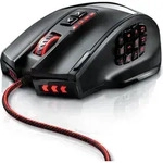 Titanwolf Gaming-Maus kabelgebunden 1000 dpi, USB MMO Mouse mit 16400dpi, 18