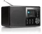 Karcher DAB 3000 Digitalradio (DAB+ / UKW-RDS, AUX-IN, Wecker mit Dual-Alarm) schwarz