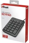 Trust 22221 Numerische Tastatur Laptop / PC USB Schwarz - Schwarz