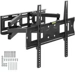 tectake&reg; TV Wandhalterung f&uuml;r 26 - 75 Zoll (66 - 191 cm) ausziehbar schwenkbar,
