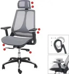 B&uuml;rostuhl HWC-A59, Schreibtischstuhl, Sliding-Funktion Stoff/Textil ISO9001