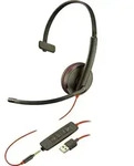 Poly Blackwire 3215 Mono USB-A - Schwarz