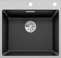 Blanco 524111, BLANCO SUBLINE 500-IF/A, Schrankwaschbecken, Silgranit, Anthrazit, 60