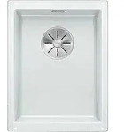 BLANCO SUBLINE 320-U Unterbausp&uuml;le / SILGRANIT / Wei&szlig; / Stopfen - Wei&szlig;