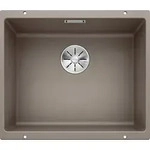 BLANCO SUBLINE 500-U Unterbausp&uuml;le / SILGRANIT / Tartufo / Stopfen - Braun