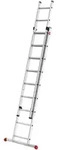 Hailo S80 ProfiStep Duo Alu-Schiebeleiter - 2 x 9 Sprossen belastbar bis 150 kg -