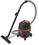 Black & Decker BXVC15PE, 1200 W, Trocken&Nass, 15 l, Filterung, 73,6 dB, Schwarz,