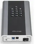 iStorage diskAshur DT 2, 4 TB, 3.2 Gen 1 (3.1 Gen 1), Schwarz