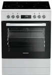 Grundig GFBM23420WC, Freistehender Herd, Wei&szlig;, Drehregler, Vorne oben,...