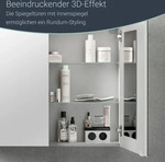 FACKELMANN LED Spiegelschrank B.PERFEKT / Badschrank mit Soft-Close-System /...