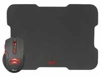 Trust Gaming Maus & Pad Ziva Mouse mit LED und Unterlage 220 x 300 mm