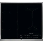AEG IKE64471XB Induktions-Kochfeld, Glaskeramik, 57,6 cm Breite, Edelstahlrahmen, 4
