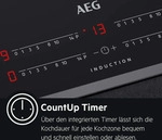 AEG IKB64431XB, Schwarz, Integriert, Zonen-Induktionskochfeld, Glaskeramik, 4