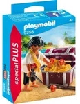 PLAYMOBIL 9358 Pirat mit Schatzkiste