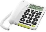 Doro Phone EASY 312 CS Telefon, Rufnummernanzeige, Freisprechfunktion - Wei&szlig;