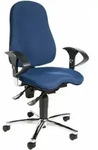 Topstar B&uuml;rostuhl Sitness&reg; 10, SI59UG26 blau, chrom Stoff - Blau