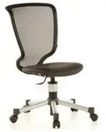 Topstar Kinder B&uuml;rostuhl / Drehstuhl TITAN JUNIOR Netzstoff / Kunstleder schwarz -