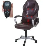 Massage-B&uuml;rostuhl HWC-A69, Drehstuhl Chefsessel, Heizfunktion Massagefunktion
