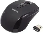 LogiLink Optische Mini-Funk-Maus schwarz - Schwarz