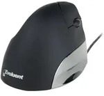BakkerElkhuizen Evoluent Mouse Standard (Right Hand) - Schwarz/Grau/Silber