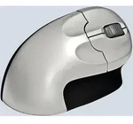 BakkerElkhuizen Grip Mouse Wireless - Schwarz/Silber