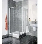 Kermi Eck-Halbteil Pendelt&uuml;r Nova 2000 2-teilig links 900x1850mm silber Fontana