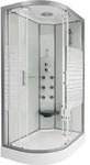 HOME DELUXE - Komplettdusche WHITE PEARL - Ma&szlig;e 120 x 80 cm Links - inkl.