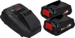 Bosch 1600A011LD, Batterie- & Ladeger&auml;t-Set, Lithium-Ion (Li-Ion), 2,5 Ah, 18...