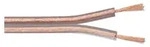 Goobay Lautsprecherkabel transparent CCA, 10 m Rolle, Querschnitt 2 x 4,0 mm2 -