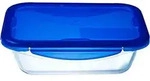 Pyrex 283PG00/7044, Auflaufform, Rechteckig, Glas, Kunststoff, Transparent, -20 - 240