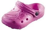 Beco Kinder Clogs Rosa aus EVA-Material mit bequemem Fu&szlig;bett und rutschfester