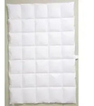 Centa-Star Daueneinziehdecke 5X7 AMBIENTE Gr&ouml;sse 135 X 200 cm Farbe WEISS