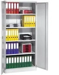 G&uuml;rkan B&uuml;rom&ouml;bel Stahlschrank 100064 lichtgrau 4 Fachb&ouml;den 92.0 x 42.0...