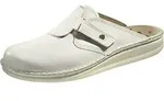 FINN COMFORT Venedig Herren Damen Clog weiss Glattleder - Gr&ouml;&szlig;e: 35 - Wei&szlig; - 35
