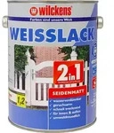 Wilckens Weisslack 2in1 seidenmatt, 2,5 l - Wei&szlig;