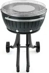LotusGrill XXL (G600) Gartengrill 21,8kg, Anthrazitgrau mit USB Anschluss